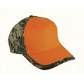 5 Panel Cotton Twill Front W/ Camo Visor Edge & Back